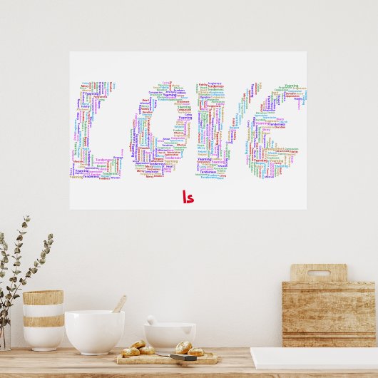 愛はポスター ポスター (キッチン)