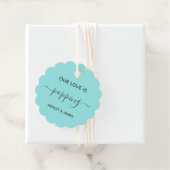 愛はポップコーン結婚ギフトラベル フェイバータグ (インサイチュ)