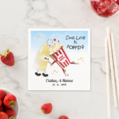 愛はポップコーン スタンダードカクテルナプキン (インサイチュ)