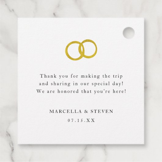 愛はポピンの金ゴールド フェイバータグ (裏面)