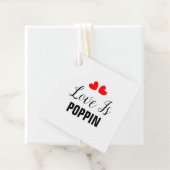 愛はポピンキュート赤い愛のハート結婚 フェイバータグ (インサイチュ)