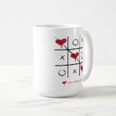 愛はマグに常に勝ちます コーヒーマグカップ (正面右)