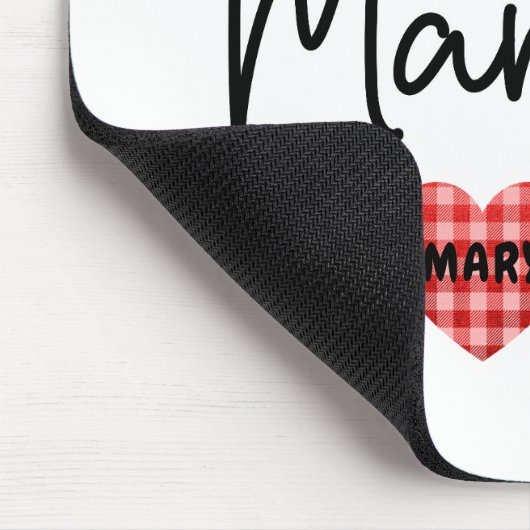 愛はママと呼ばれている、カスタマイズ可能なママの贈り物 マウスパッド (コーナー)