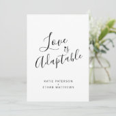 愛はライブストリーミング招待状に適応 案内状 (スタンド正面)