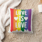 愛はラブレインボープライドLGBT クッション (ブランケット)