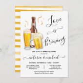 愛はリハーサルのディナービールを醸造している 招待状 (正面/裏面)