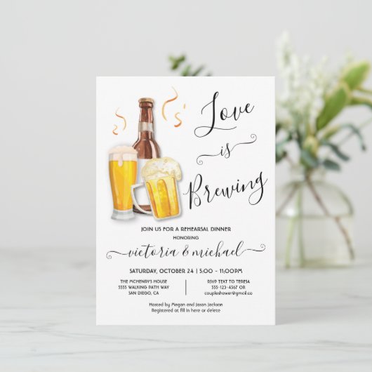 愛はリハーサルのディナービールを醸造している 招待状 (スタンド正面)