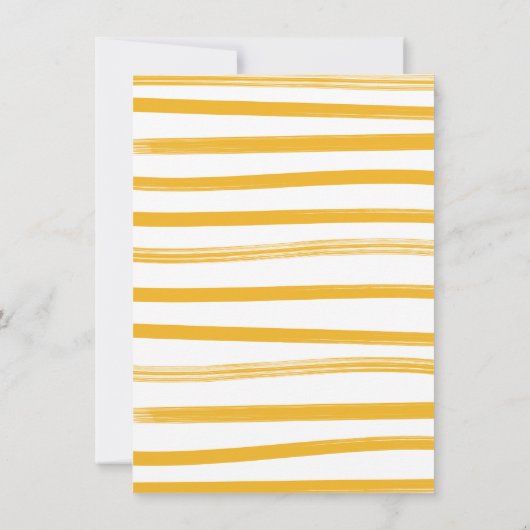 愛はリハーサルのディナービールを醸造している 招待状 (裏面)