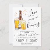 愛はリハーサルのディナービールを醸造している 招待状 (正面)