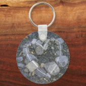 愛はロック無地の キーホルダー (正面)