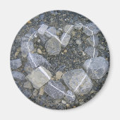 愛はロック無地の マグネット (正面)