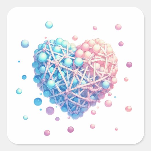 愛は万物を産む スクエアシール (正面)