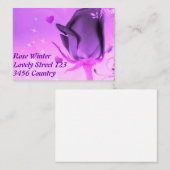 愛は上がり、 名刺 (正面/裏面)