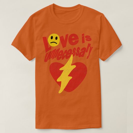 愛は不要1 Tシャツ (デザイン正面)
