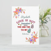 愛は中止されていない 私のペッパー あなたの塩 オーダーメイド カード (スタンド正面)