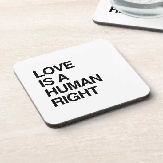 愛は人権です コースター (左側)