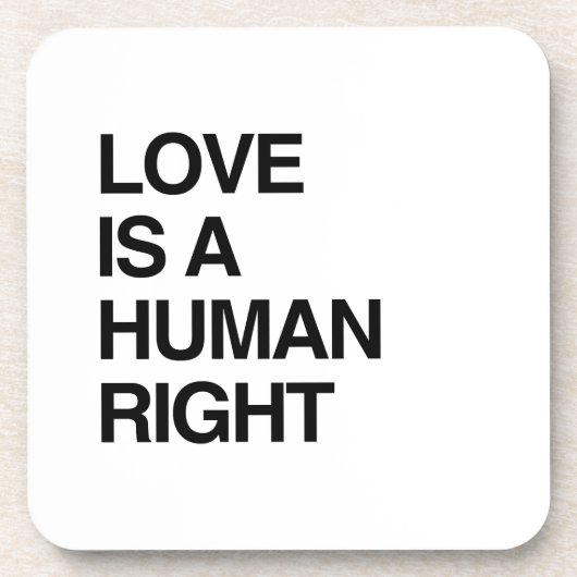 愛は人権です コースター (正面)