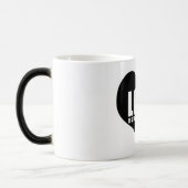 愛は人種的優越感のマグより強いです モーフィングマグカップ (左)