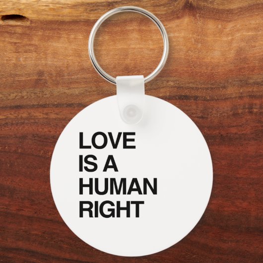 愛は人間の権利である キーホルダー (正面)