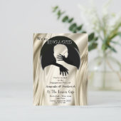 愛は全てある婚約 インビテーションポストカード (スタンド正面)