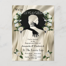 愛は全てある婚約 インビテーションポストカード