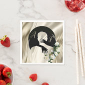 愛は全てある結婚のデザイン スタンダードカクテルナプキン (インサイチュ)