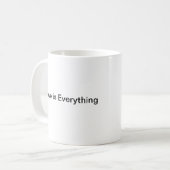 愛は全てだ コーヒーマグカップ (正面左)