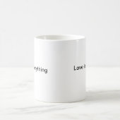 愛は全てだ コーヒーマグカップ (中央)