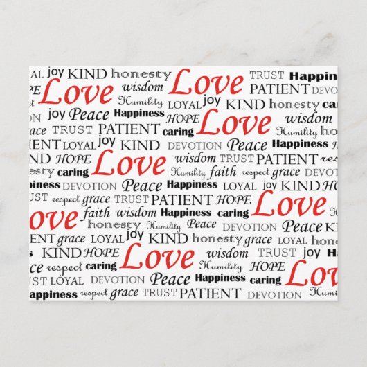 愛は全てだ ポストカード (正面)