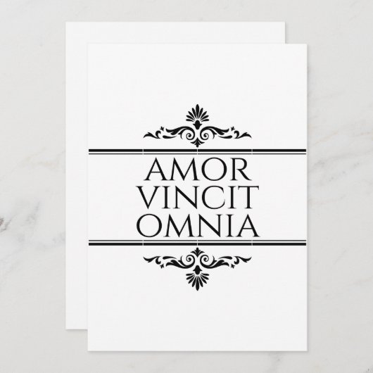 愛は全てに勝つ - 愛はあらゆるものを征服する シーズンカード (正面/裏面)