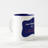 愛は全てを超える ツートーンマグカップ (正面左)