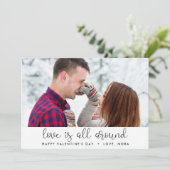 愛は全のまわりにて可愛いバレンタインデー シーズンカード (スタンド正面)