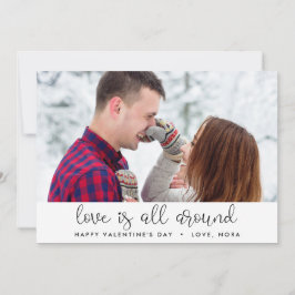 愛は全のまわりにて可愛いバレンタインデー シーズンカード