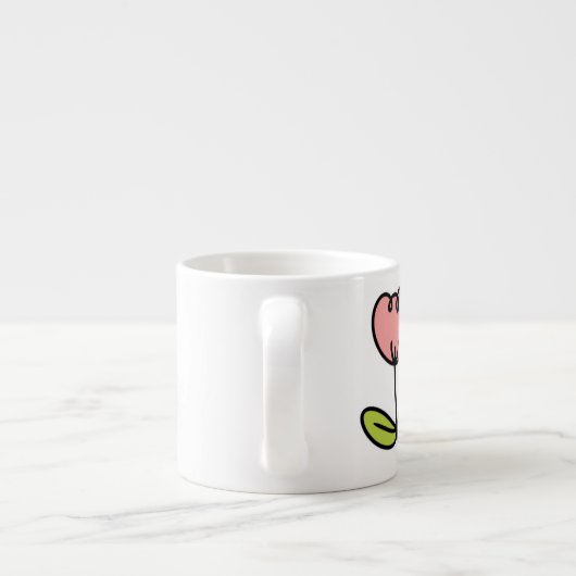 愛は全のまわりに体 エスプレッソカップ (裏面)