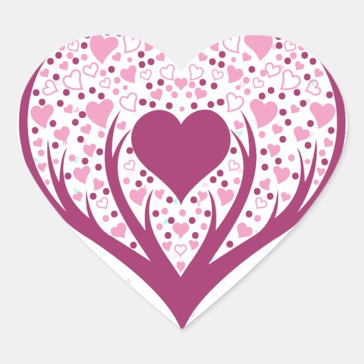 愛は全のまわりに体。 ハートシール (正面)