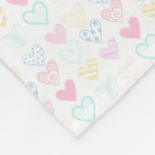 愛は全のまわりに体。 フリースブランケット (角)