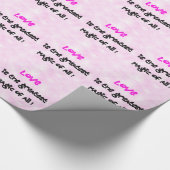 愛は全もっとも偉大ての魔法だ！ – ラッピング紙 ラッピングペーパー (角)