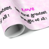 愛は全もっとも偉大ての魔法だ！ – ラッピング紙 ラッピングペーパー (ロールコーナー)