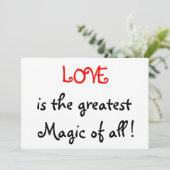 愛は全もっとも偉大ての魔法である!-招待状 招待状 (スタンド正面)