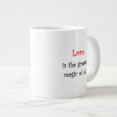 愛は全素晴らしての魔法 ジャンボコーヒーマグカップ (正面右)