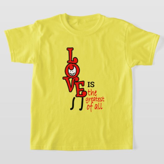 愛は全素晴らし子Tシャツだ Tシャツ (レイダウン)