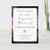 愛は写真と開花ヌプタルのミサにある プログラム (正面)