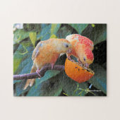 愛は分かち合っている：黄色のターコイシンのインパスケット ジグソーパズル (横)