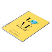 愛は力実在のプランナー ノートブック (左側)