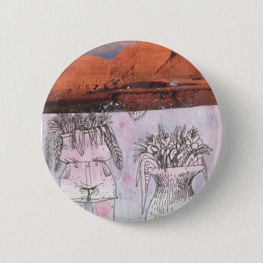 愛は半分| Pinの切ります 缶バッジ (正面)