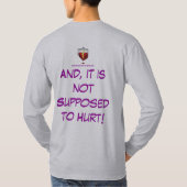 愛は単語ではないです Tシャツ (裏面)