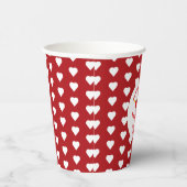 愛は双子の二人によって成長ハート 紙コップ (右)