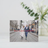 愛は取り消されない | 仮想結婚式招待状 ポストカード (スタンド正面)