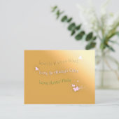 愛は善であり、穏やかであり、決して失敗しない ポストカード (スタンド正面)