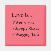 愛は四角い磁石 マグネット (正面)